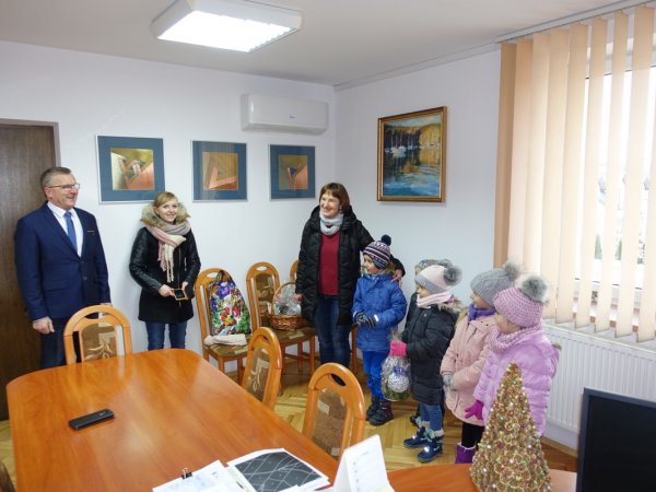 Wizyta dzieci z Przedszkola Samorządowego w Haczowie
