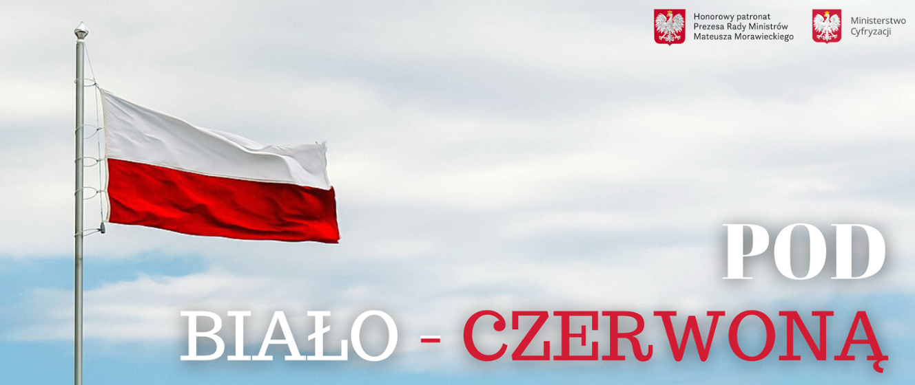 banner programu "Pod biało-czerwoną"