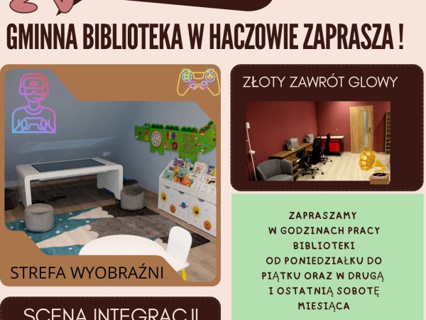 Biblioteka zaprasza na poddasze...