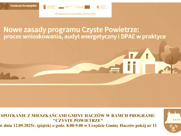 Spotkanie z mieszkańcami w ramach programu „Czyste Powietrze”
