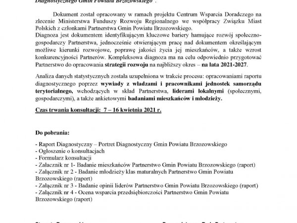 Konsultacje społeczne