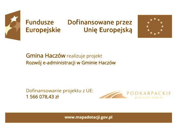 Realizacja projektu "Rozwój e-administracji w Gminie Haczów"
