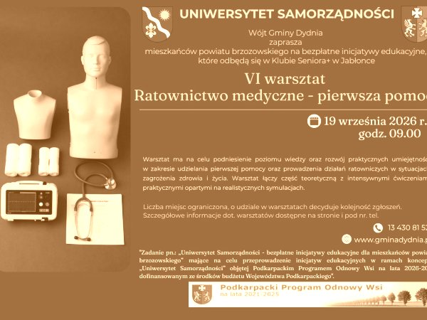 Warsztaty - pierwsza pomoc