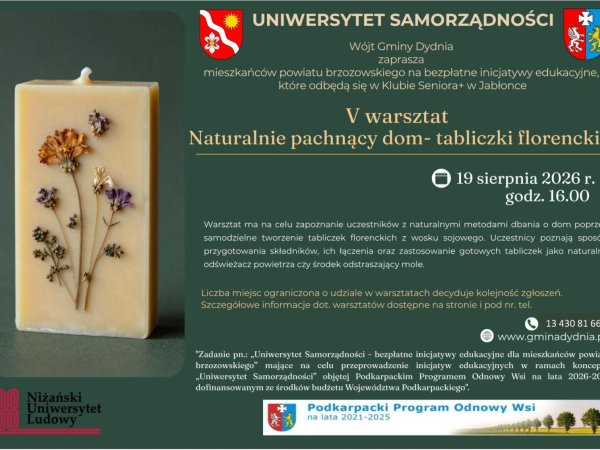 Warsztaty - naturalnie pachnący dom