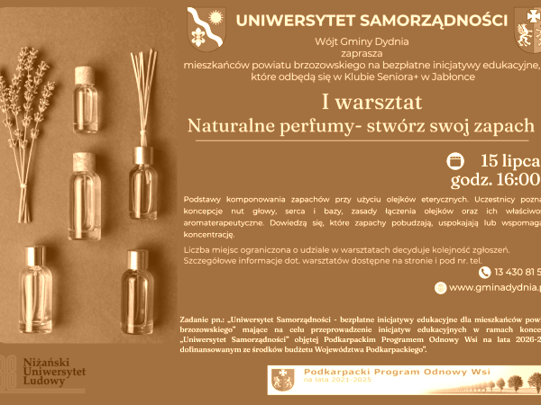 Warsztaty komponowania perfum