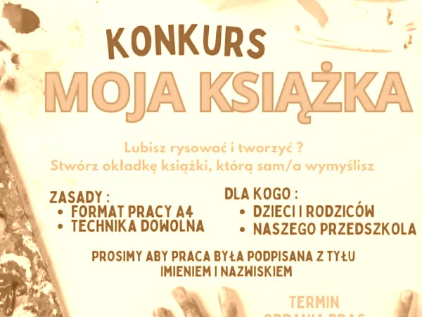 Konkurs plastyczny - Moja książka