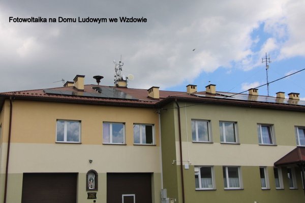 Fotowoltaika na Domu Ludowym we Wzdowie 2.JPG