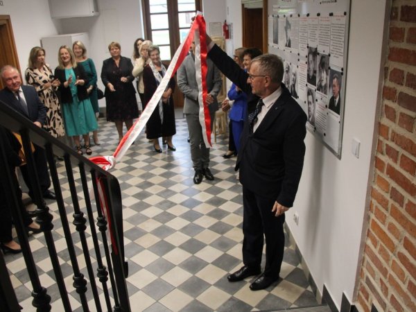 Otwarcie poddasza biblioteki w Haczowie