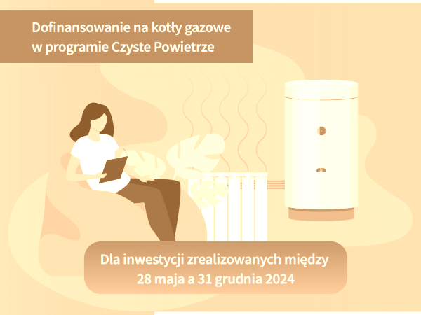 Wznowienie naboru na dotacje do kotłów gazowych w programie Czyste Powietrze