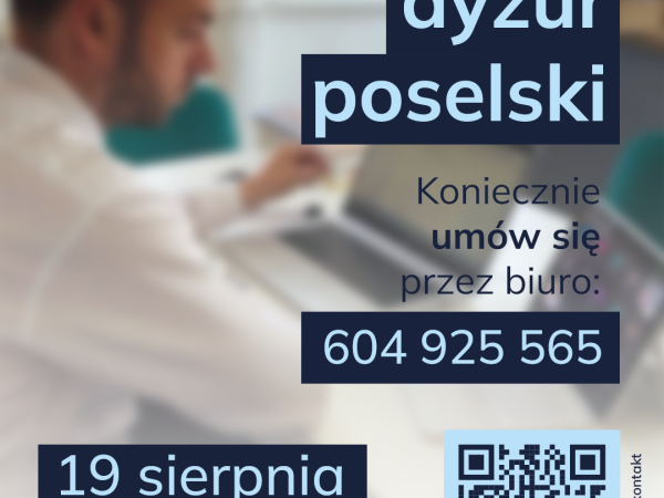 Brzozów - dyżur poselski Bartosza Romowicza