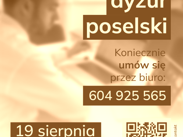 Brzozów - dyżur poselski Bartosza Romowicza