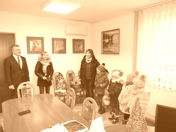 Wizyta dzieci z Przedszkola Samorządowego w Haczowie