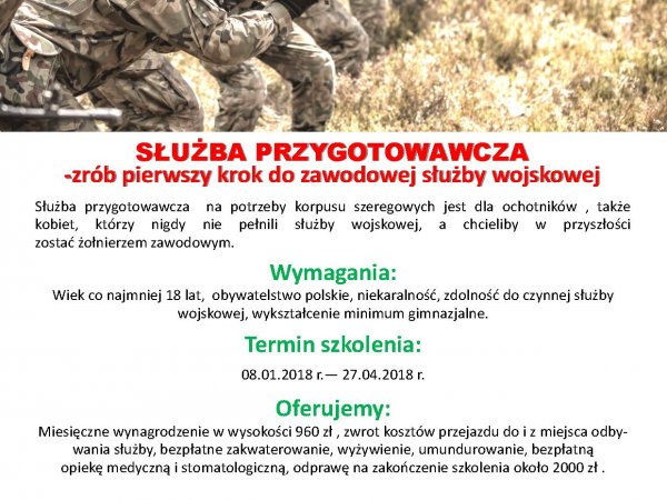 Służba przygotowawcza