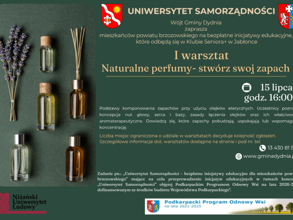 Warsztaty komponowania perfum