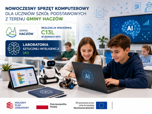 Laboratoria AI w szkołach gminy Haczów
