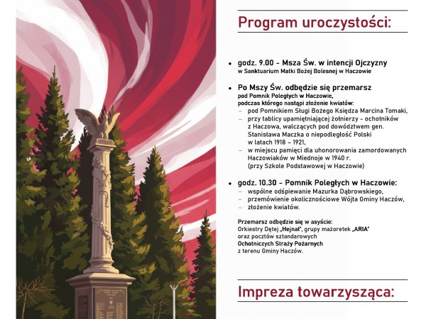 11 listopada - Narodowe Święto Niepodległości