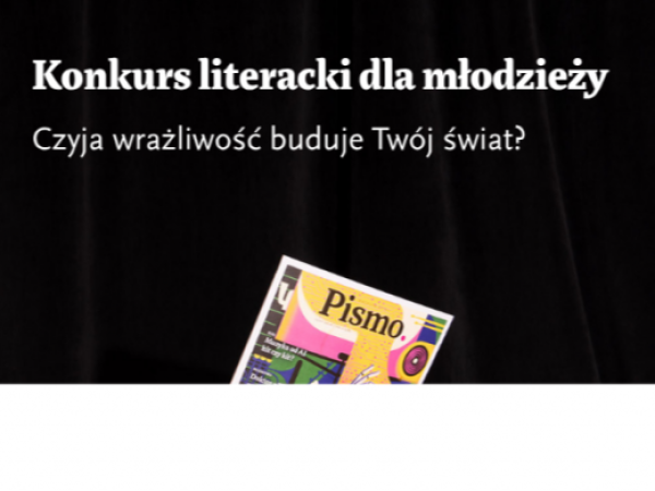 Konkurs literacki dla młodzieży