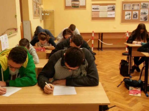 III Krośnieńskie Dyktando w Gimnazjum w Haczowie