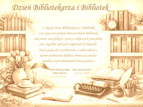 Dzień Bibliotekarza i Bibliotek