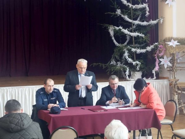 Zebranie Wiejskie w Trześniowie