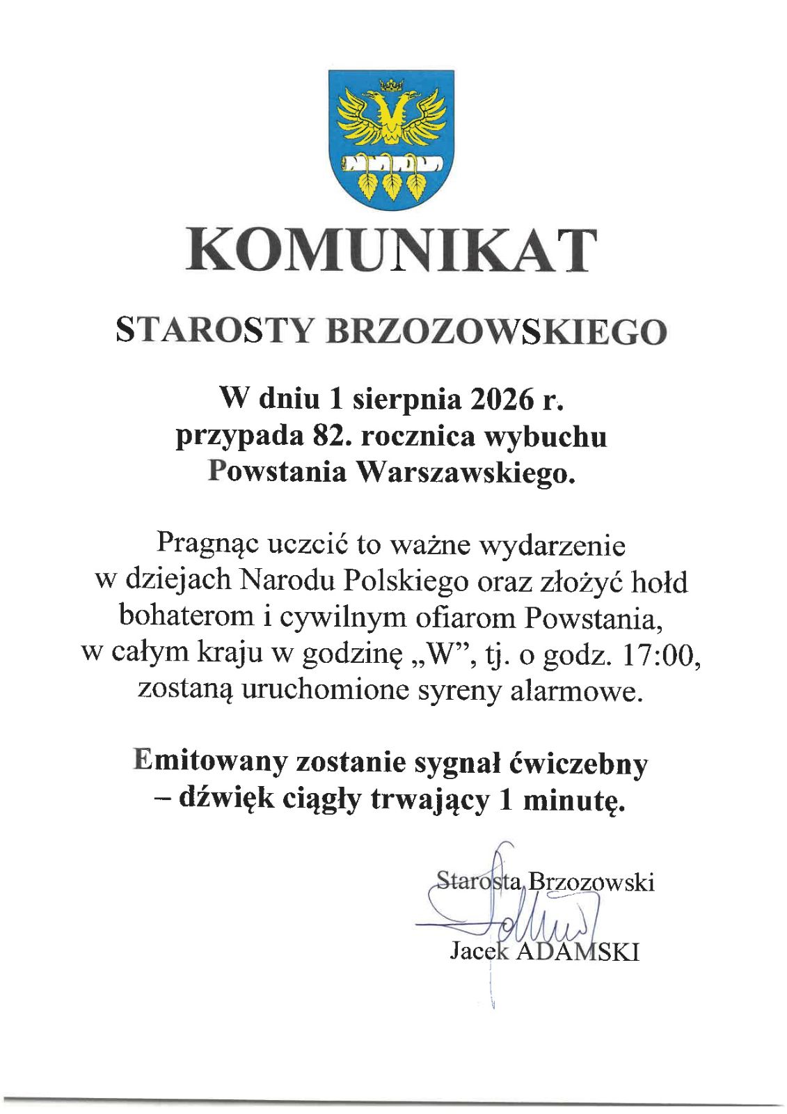 komunikat